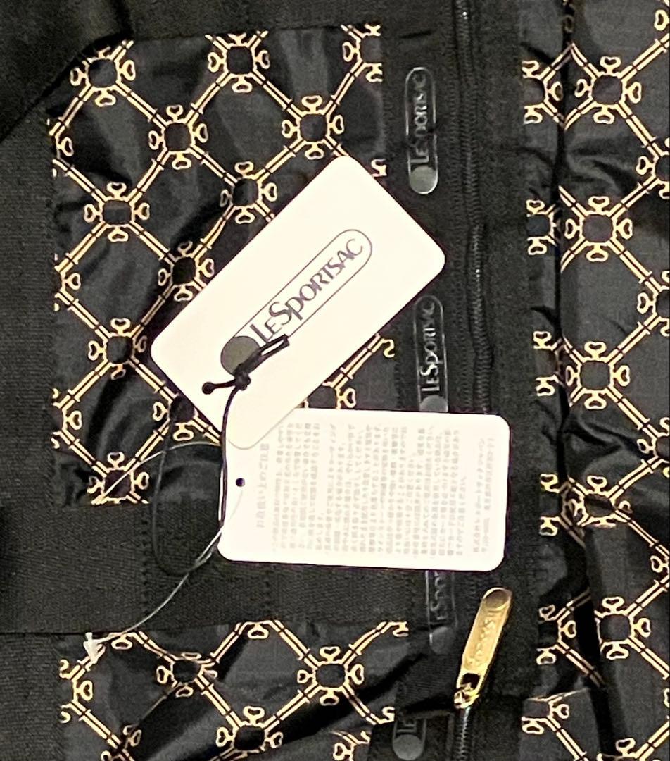 LeSportsac 　ブラック ボストンバッグ