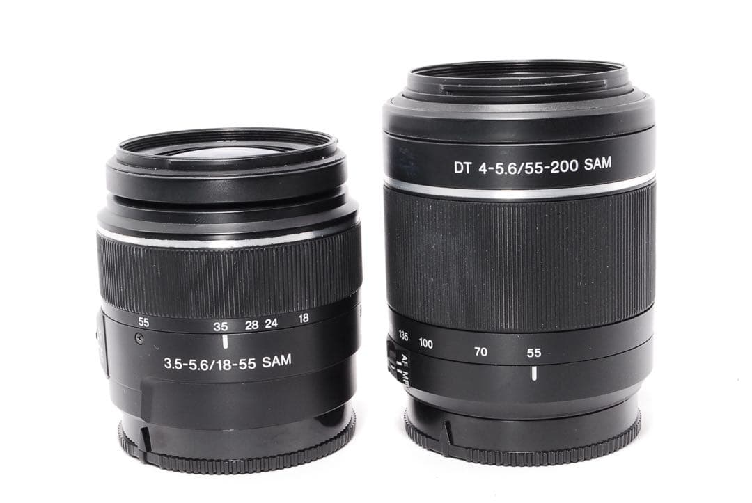 ◆すぐ使える◆SONY α55◆標準＆望遠レンズ◆一眼レフカメラ◆スマホ転送OK