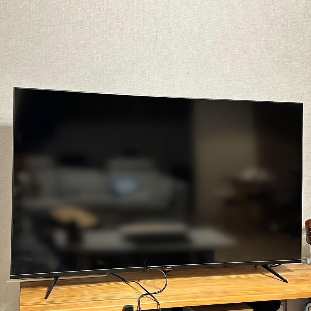 【美品】引き取り限定：TCL 液晶テレビ55V型 4K対応 定価66,000円