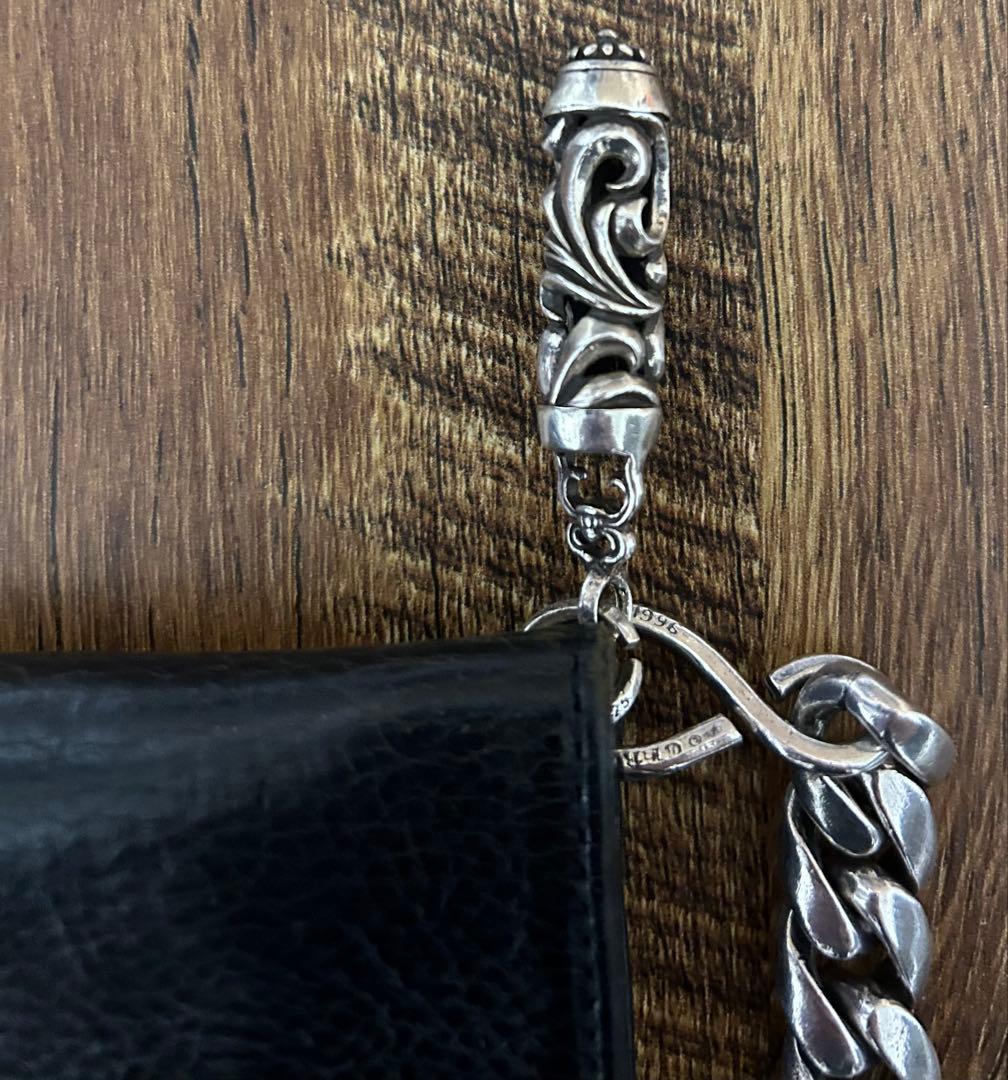 CHROME HEARTS 1ZIPウォレット　クラシックウォレットチェーン