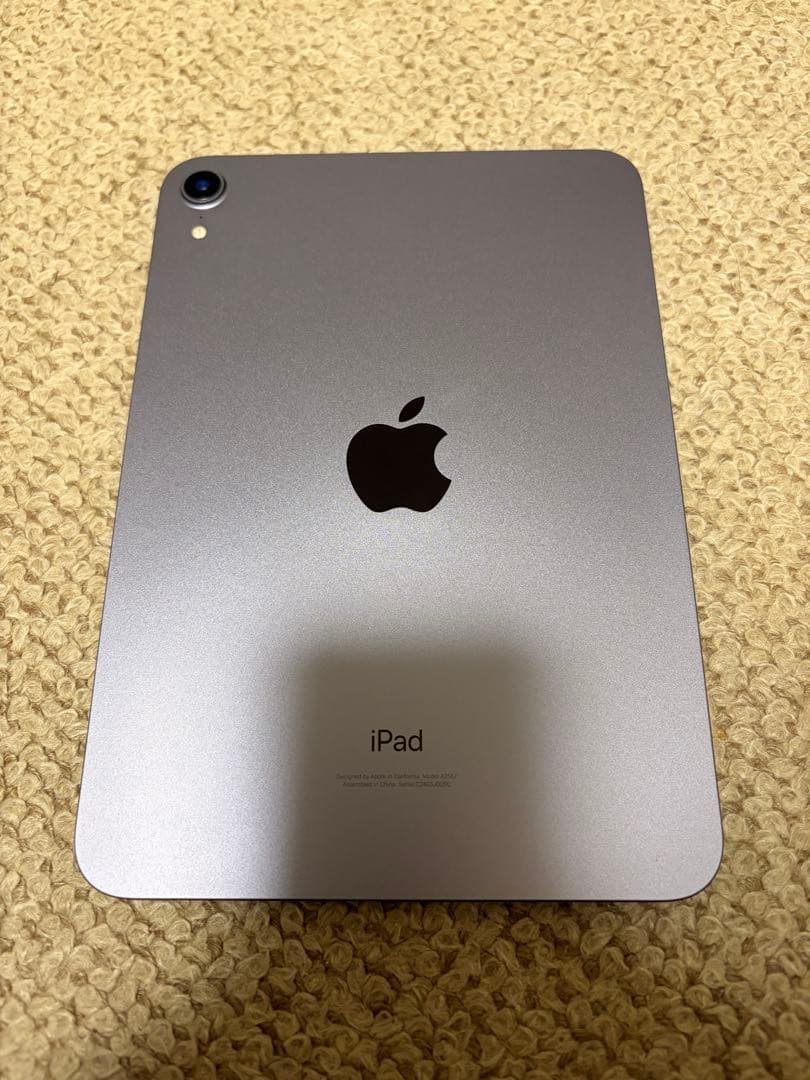 iPad mini Wi-Fiモデル 第6世代　パープル