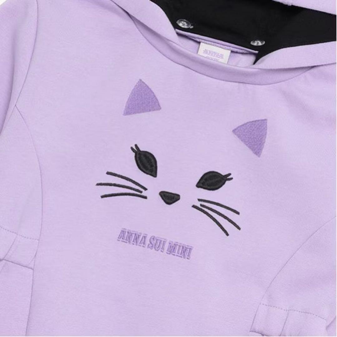 アナスイミニ　新品　140 ネコカットワンピース しっぽ付