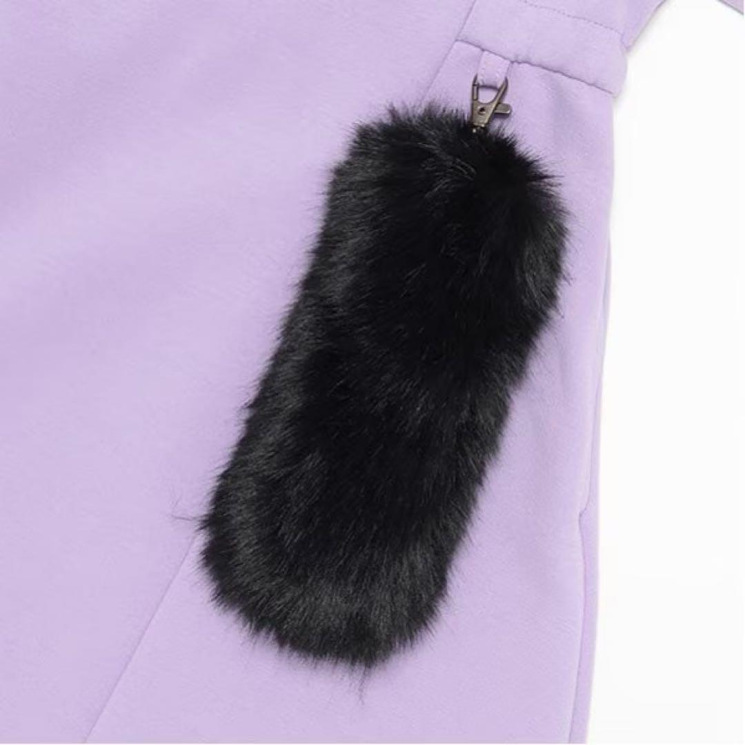 アナスイミニ　新品　140 ネコカットワンピース しっぽ付