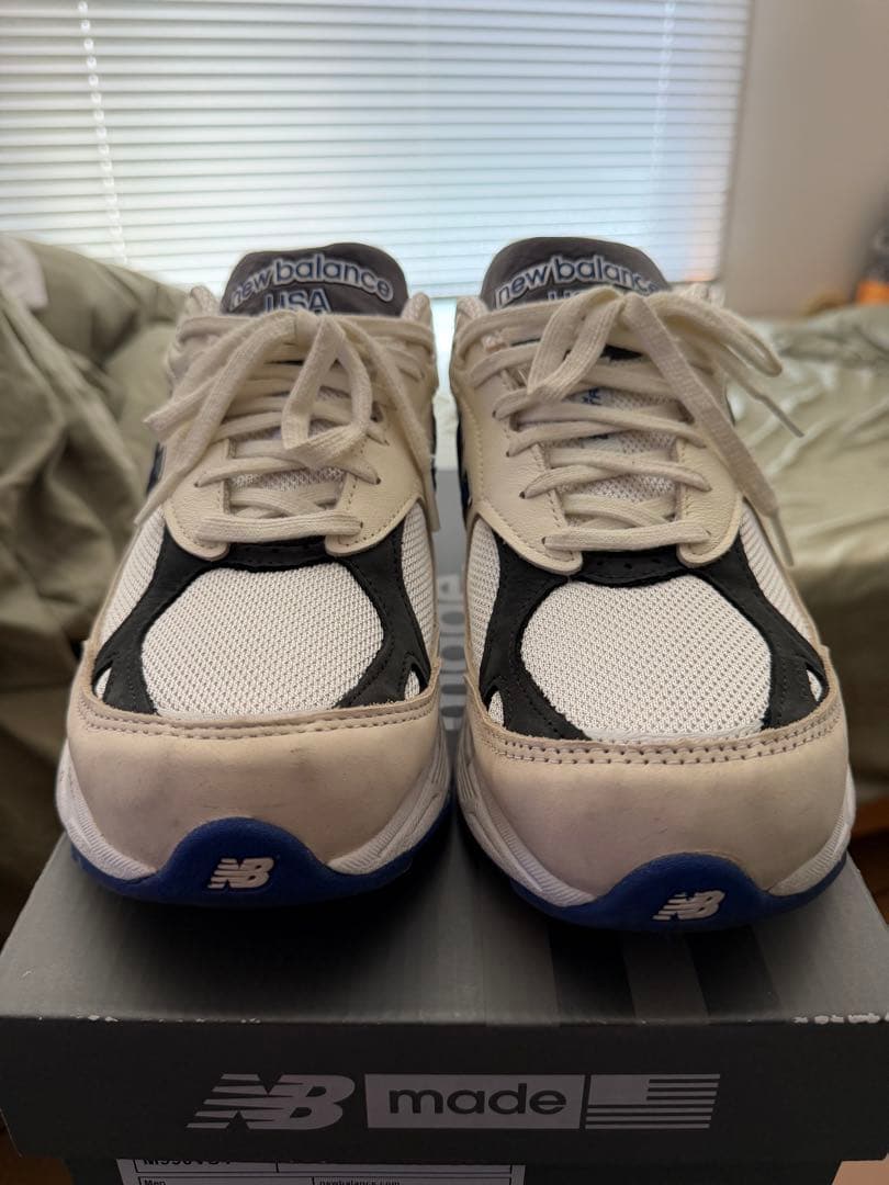 <値下げ>New Balance 990シリーズ ベージュ/ネイビー