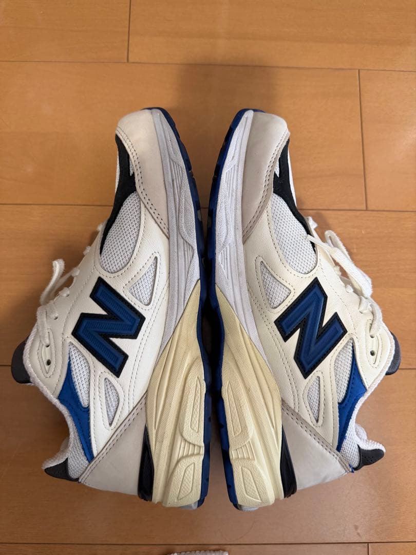 <値下げ>New Balance 990シリーズ ベージュ/ネイビー