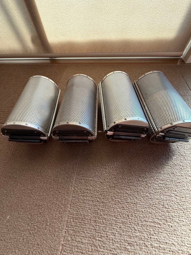 JHBS 丸メッシュ焼き型　ラウンドパン型　4個セット