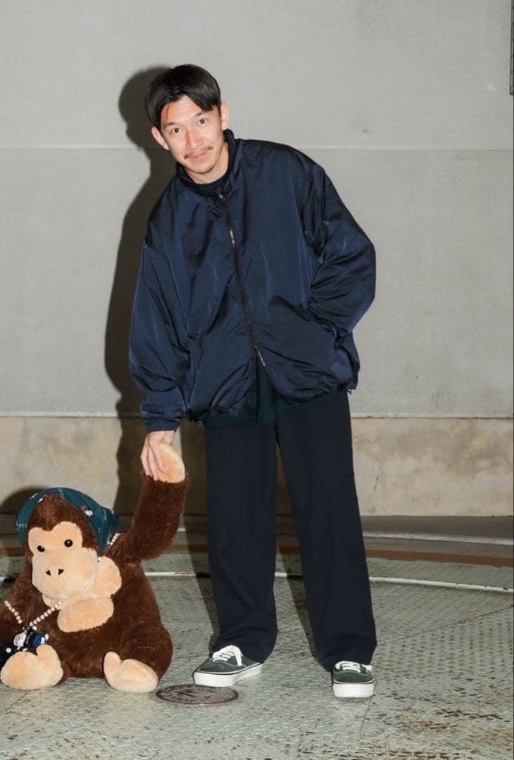 ジャケット・アウター wide dad NYLON ZIP JACKET