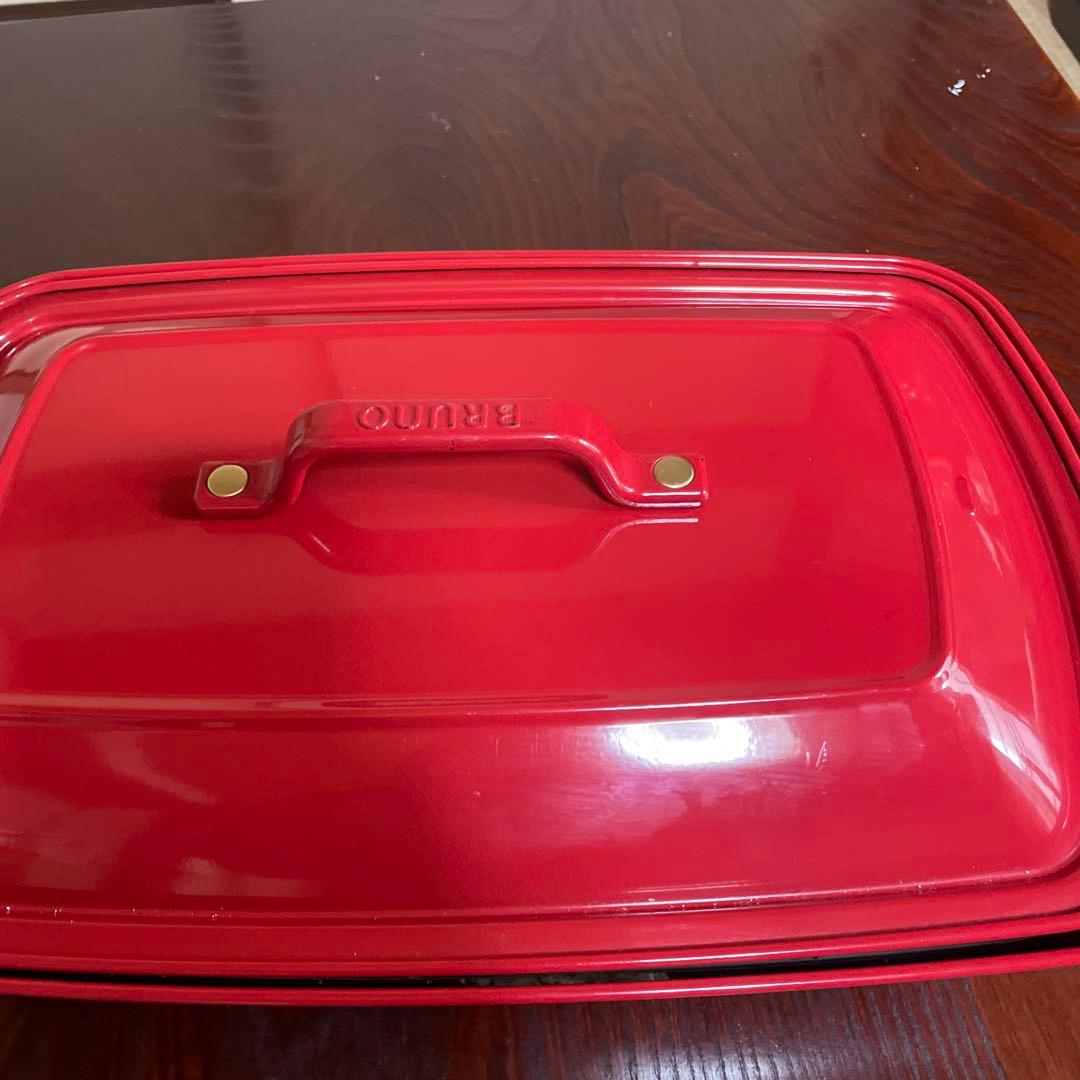 BRUNO ホットプレートグランデサイズ BOE026-RD レッド