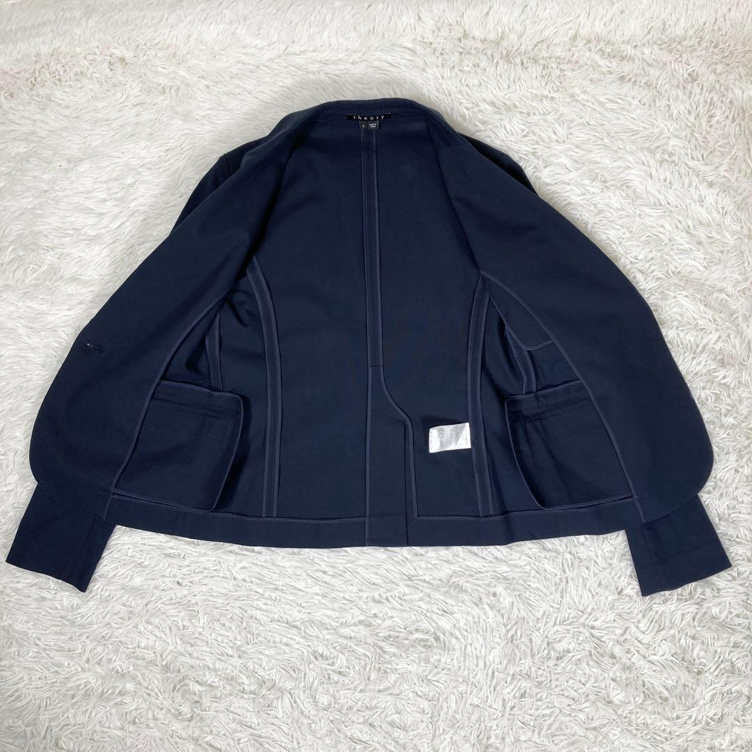 美品　セオリー　セットアップパンツ　ストレッチ　ネイビー　Mサイズ