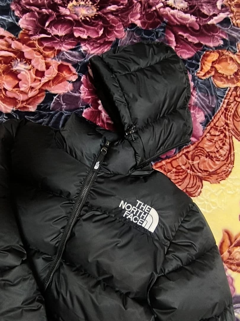 \"THE NORTH FACE\" ブラック**ダウンジャケット..