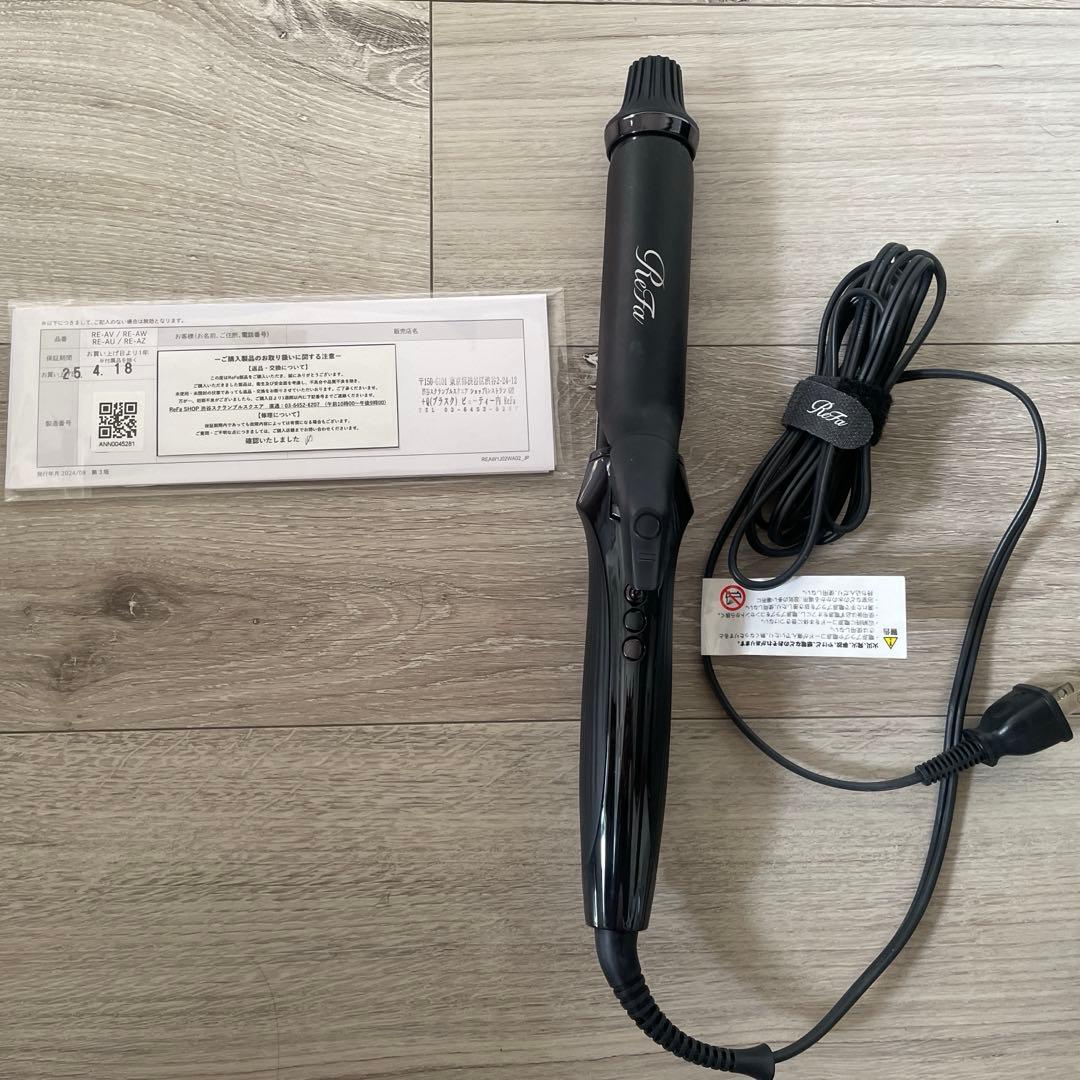 Rita カールヘアアイロン ブラック　32㎜2024年製