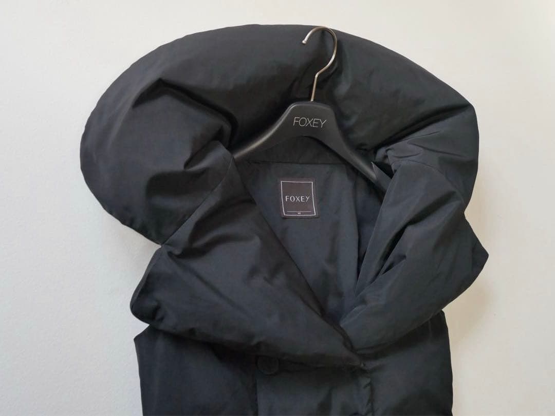 FOXEY フォクシー ダウンベスト サイズ40 黒