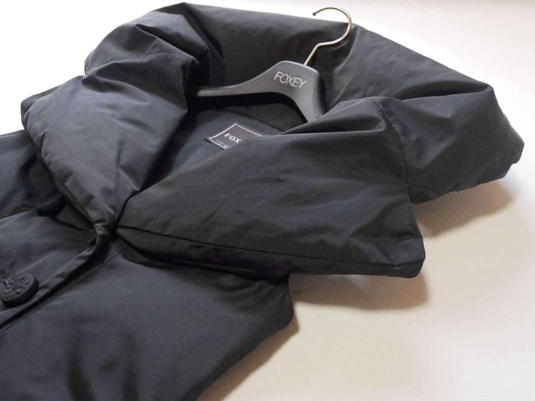 FOXEY フォクシー ダウンベスト サイズ40 黒
