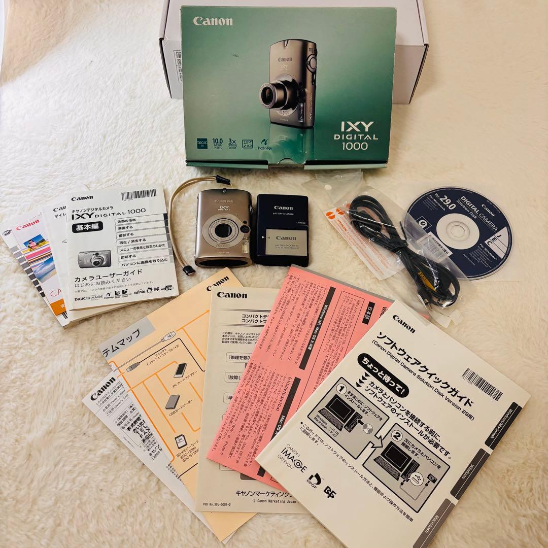 美品 Canon IXY DIGITAL1000 デジカメ キャノン