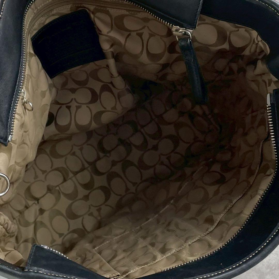 COACH オールドコーチレザートートビジネスバッグA4通勤