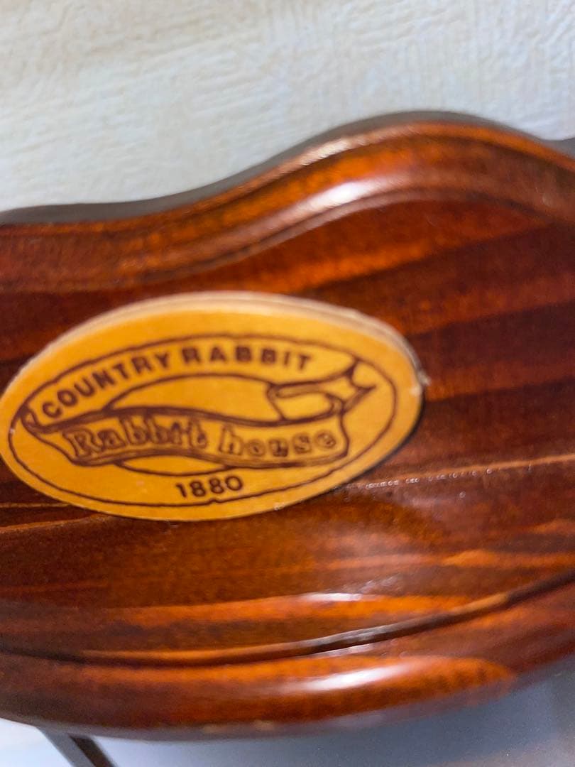 ラビットハウス　オルゴール　宝石箱　ジュエリーボックス アンティーク　昭和レトロ