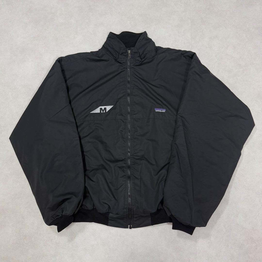 古着 00s パタゴニア シェルドシンチラ ナイロン ジャケット ブラック 黒①