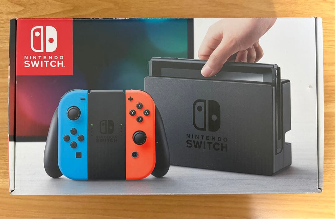 Nintendo Switch 本体 青/赤 ジョイコン付き　焼きつきあり