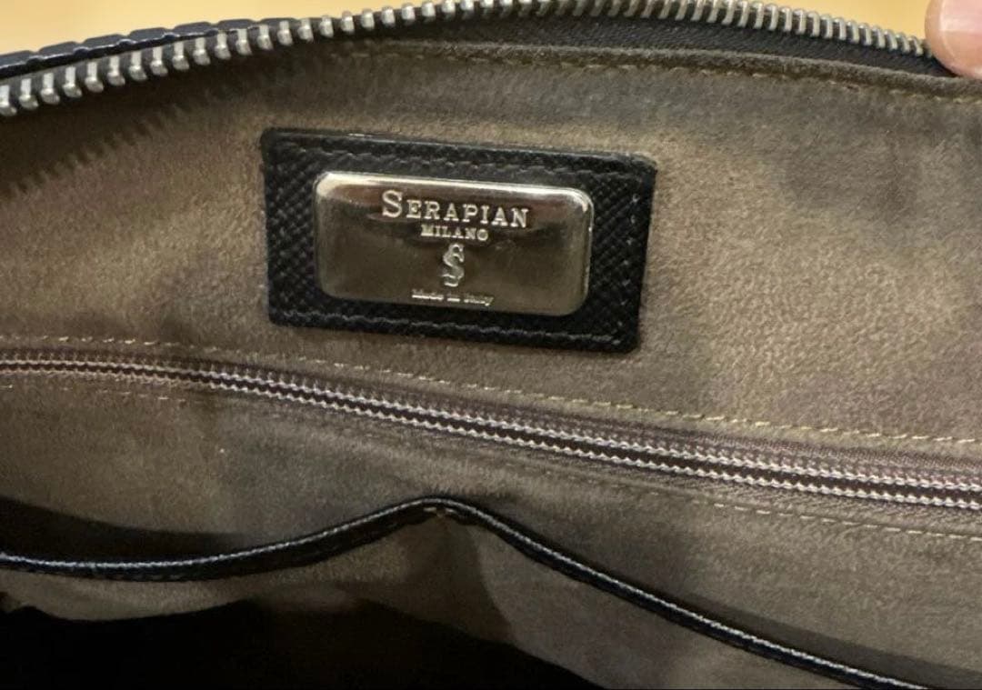 SERAPIAN トートバッグ 茶色 セラピアン