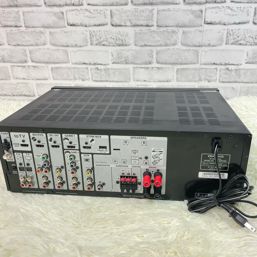 ONKYO オンキョー TX-SR343 AVレシーバー 5.1ch
