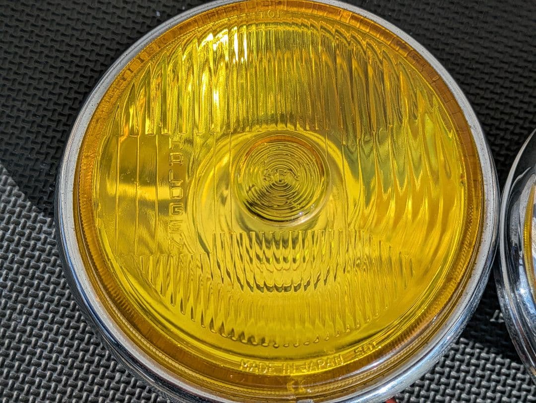 フォグランプ デュアルカウルロケットカウル 2個セット H3 イエローレンズ