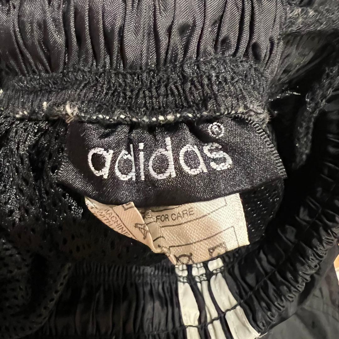 こや‼️adidas 90's ブラック ナイロンセットアップ Lサイズ