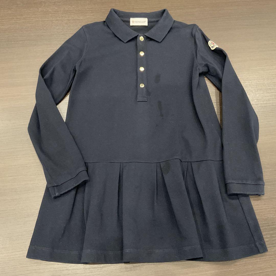 n*す様 MONCLER キッズ 襟付きワンピース 8A 130cm