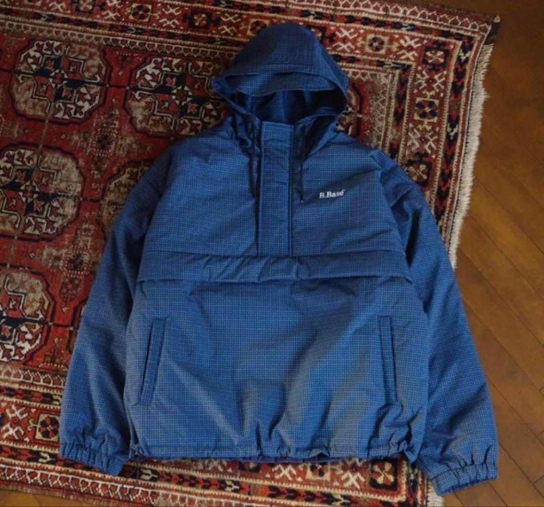 BROKEN BASE パデッドナイロンテックアノラック ネイビー M