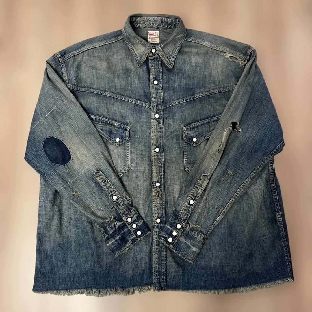 マ*ル様 セントマイケル デニムシャツ タグありM