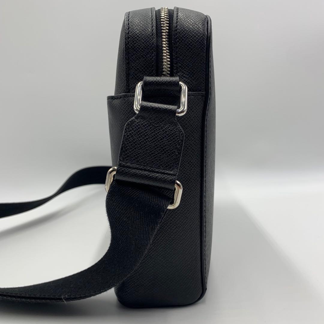 ［廃盤］ルイヴィトン　タイガ　アントンポシェット　ショルダーバッグ ブラック