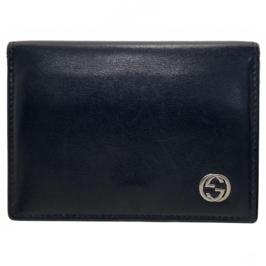 グッチ 名刺入れ カードケース 定期入れ インターロッキング 16131