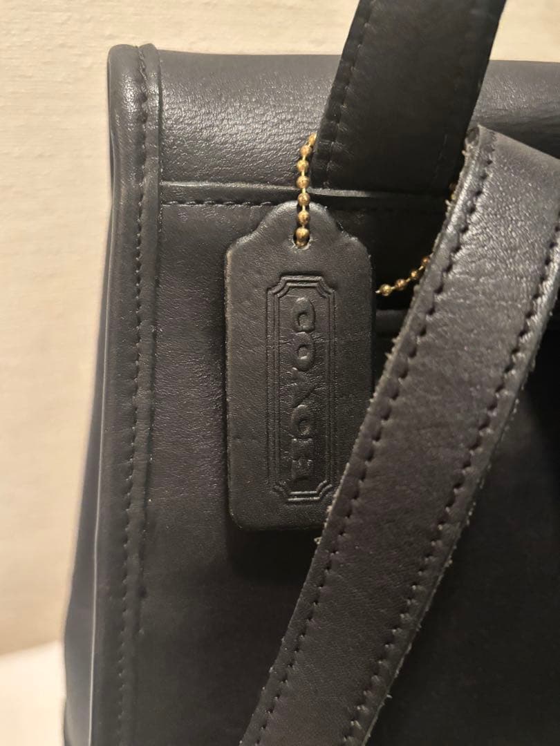 COACH コーチ　黒レザー　ミニリュック　未使用美品