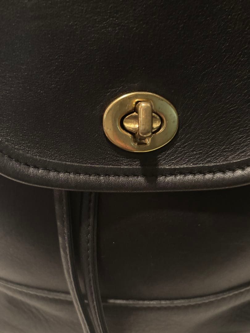 COACH コーチ　黒レザー　ミニリュック　未使用美品