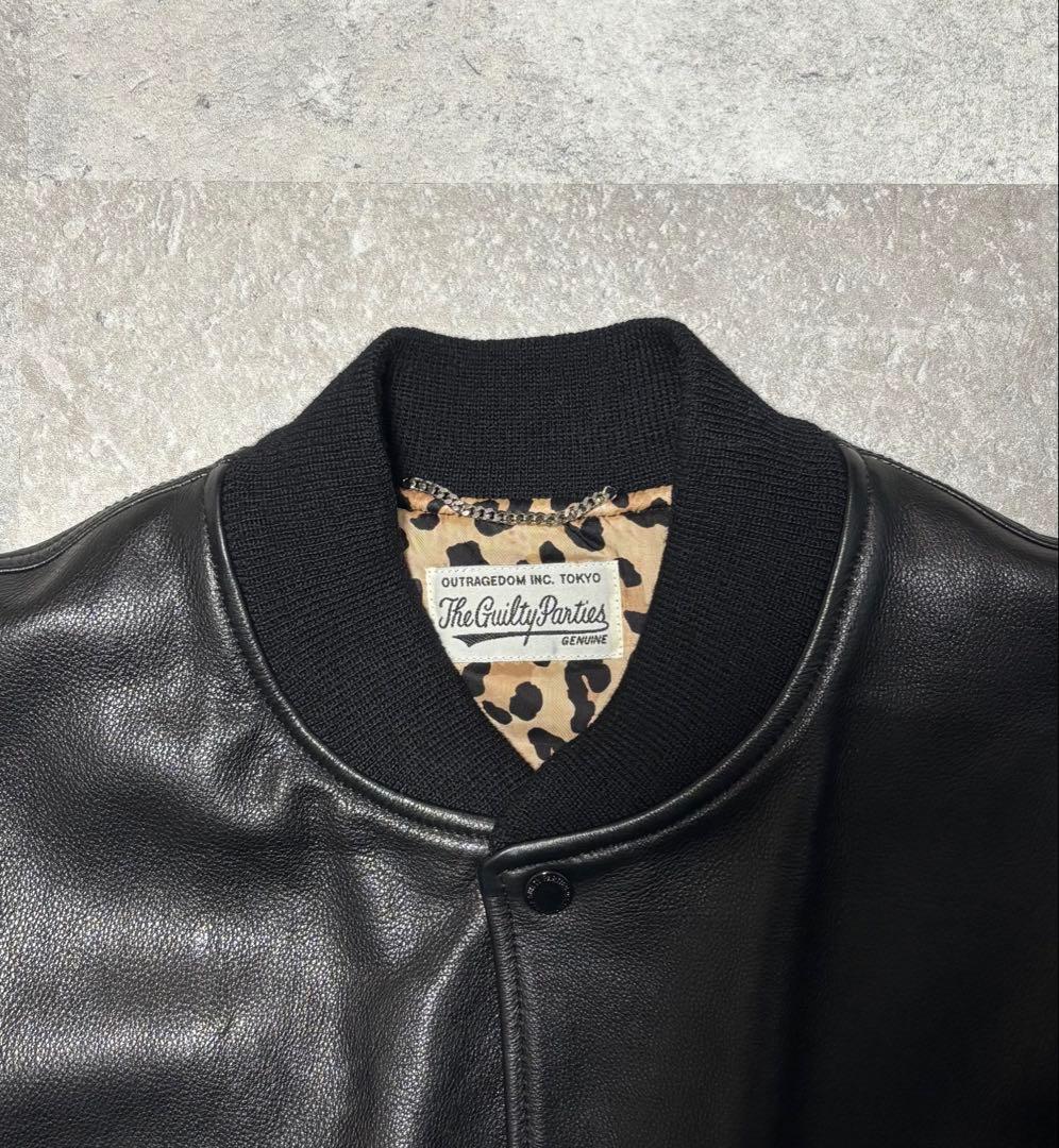 wackomaria ワコマリア LEATHER VARSITY JACKET