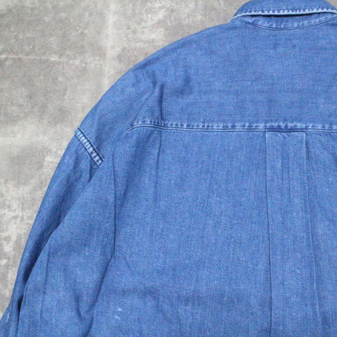 未使用 H beauty&youth BITING DENIM BD SHIRT