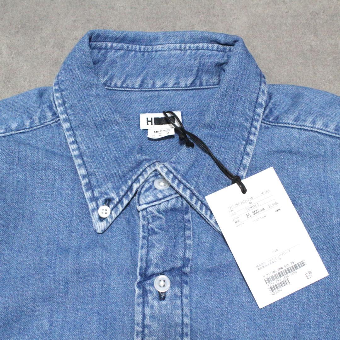 未使用 H beauty&youth BITING DENIM BD SHIRT
