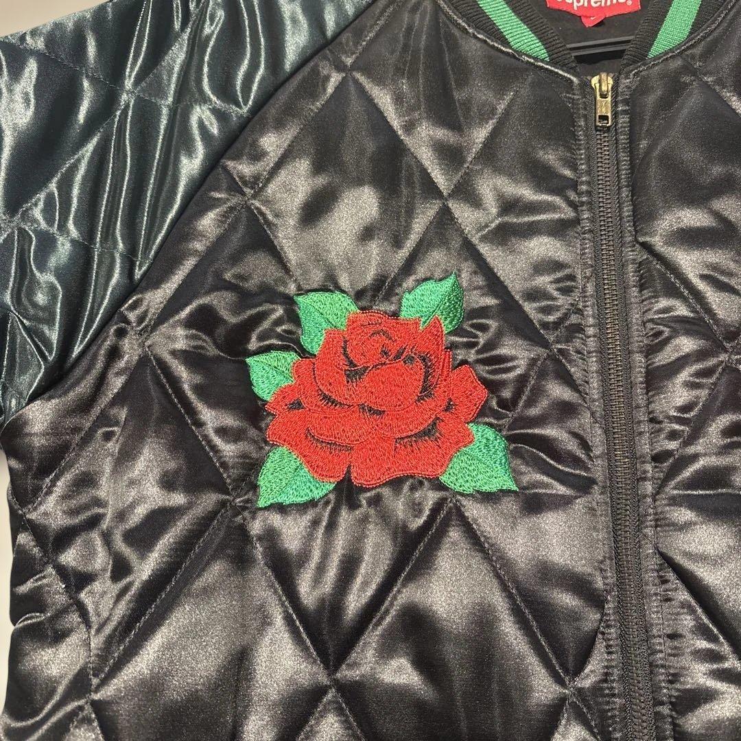 ジャケット・アウター supreme rose satin bomber jacket