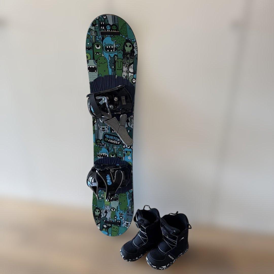 BURTON Chopper スノーボード110cm ビンディング＆ブーツセット