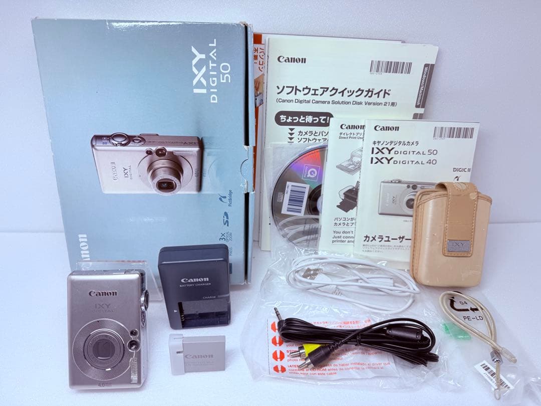 Canon IXY Digital 50 動作確認済 コンデジ 付属品一式