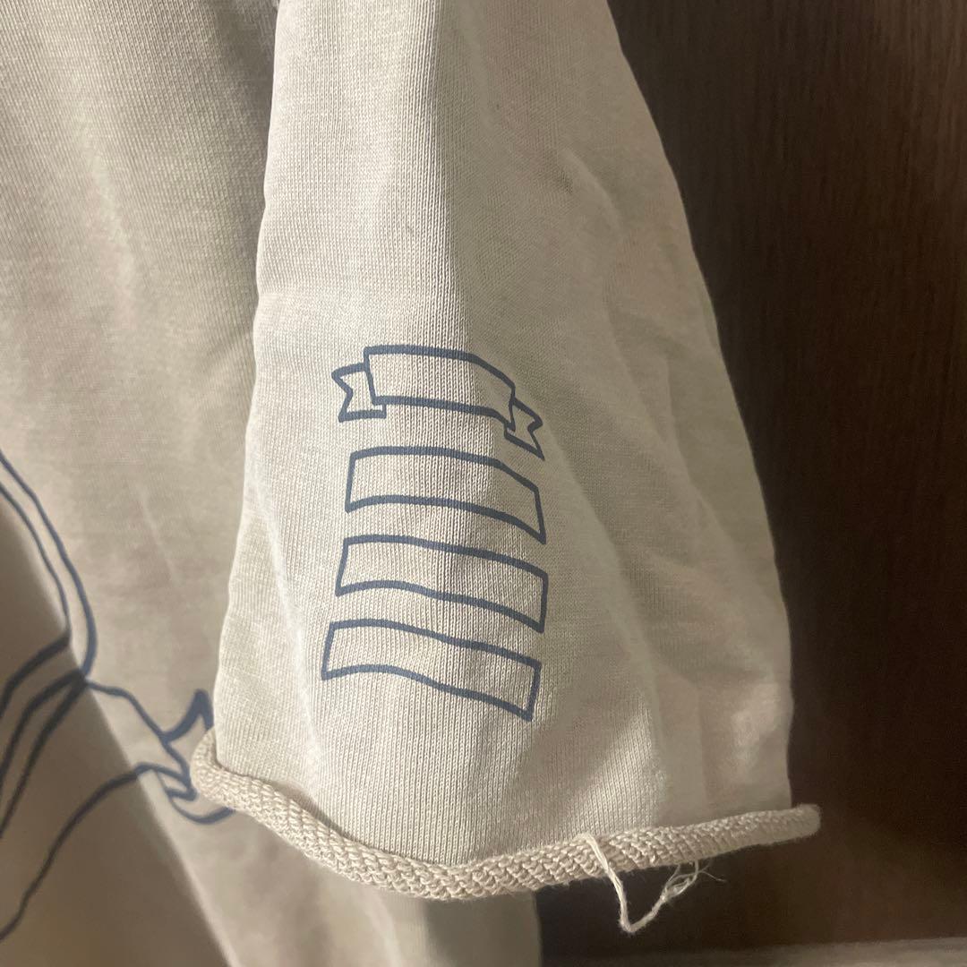 ナンバーナイン　エンブレムフード付き 半袖パーカー