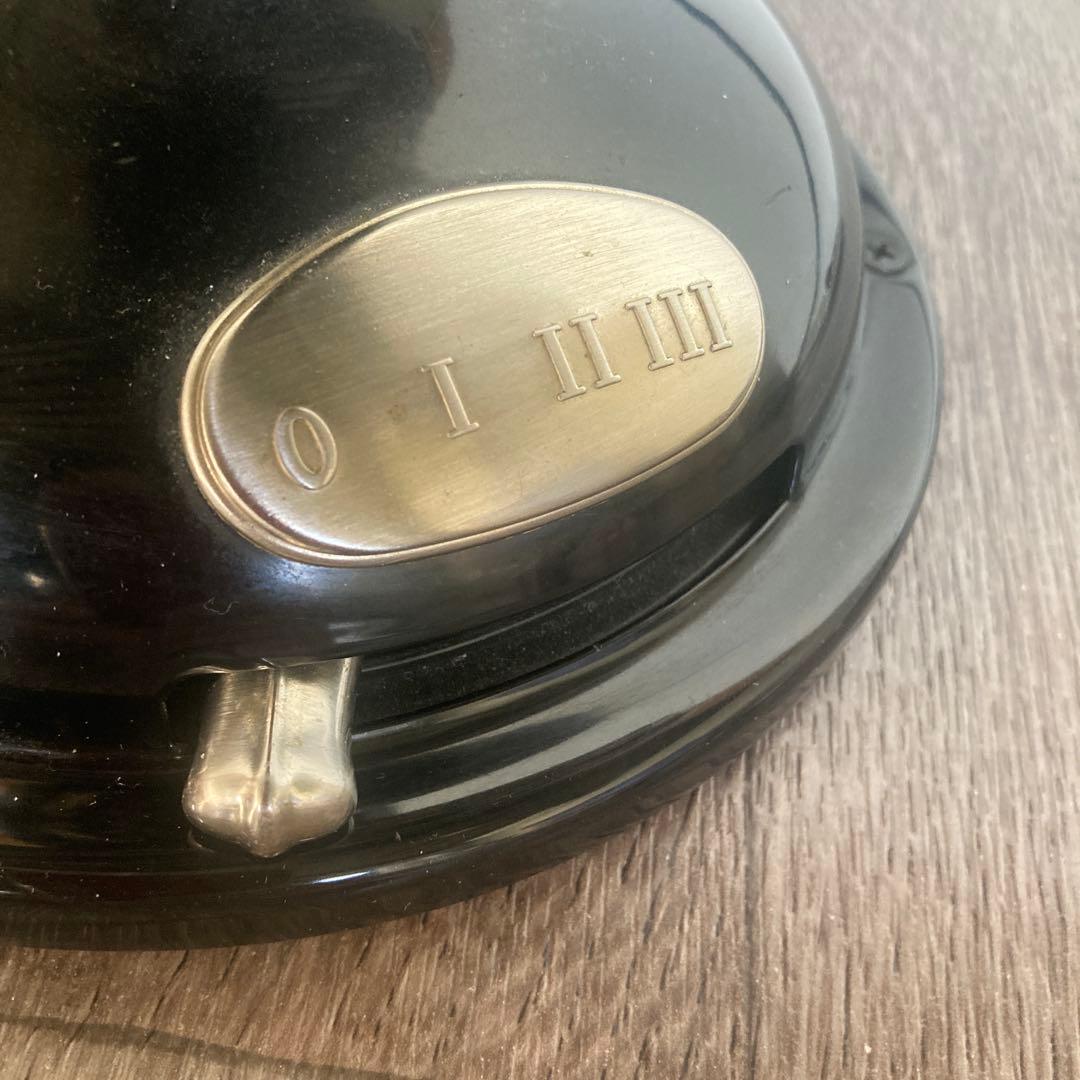 レトロ　ブラック　卓上扇風機　扇風機　FIM-364H　三段階