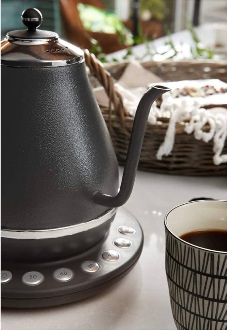 デロンギ 電気ケトル アイコナ KBOE1230J-GY プレステージグレー