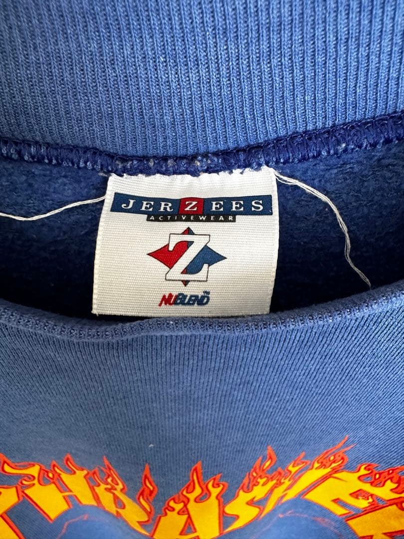 スラッシャー　スウェット　ブルー　USA 90s