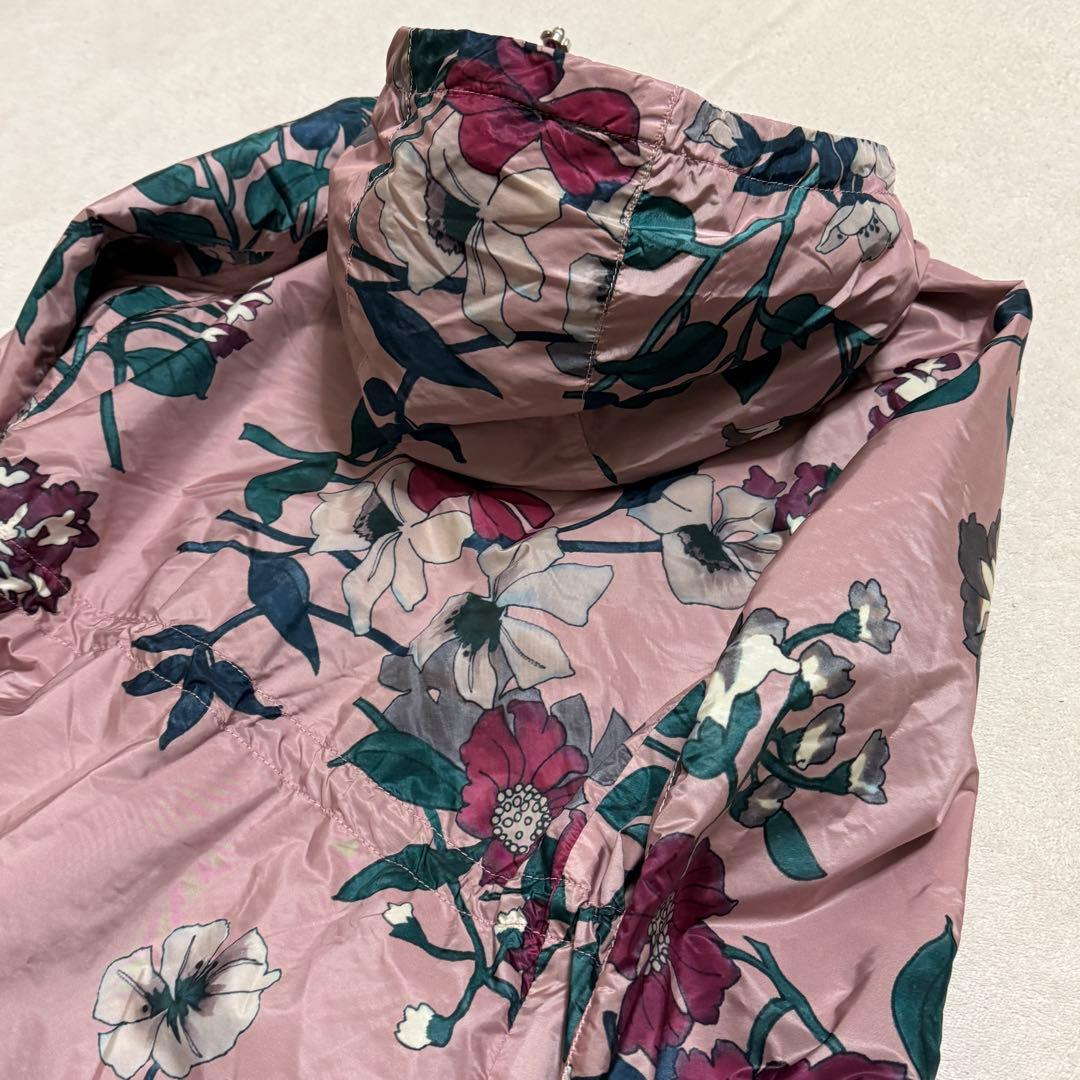 美品　モンクレール　リバーシブルコート　花柄　00(S位)