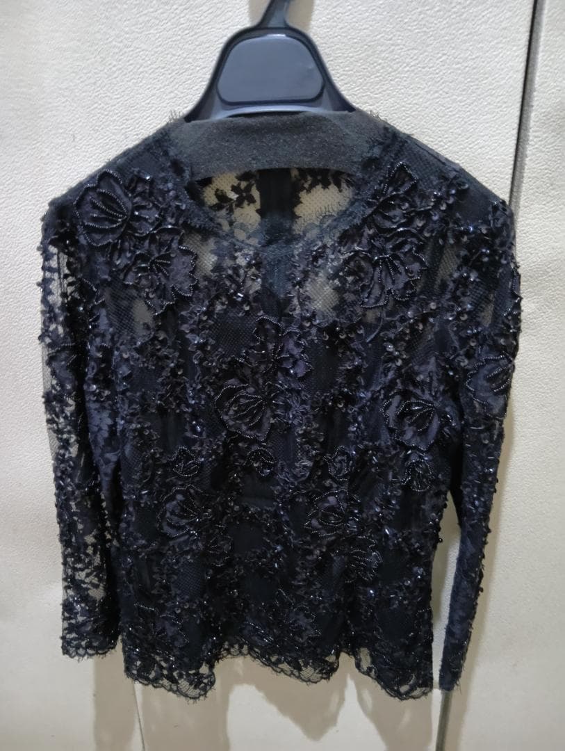 CHRISCELINクリスセリーン　スパンコール＆ビーズトップス＆ロングスカート