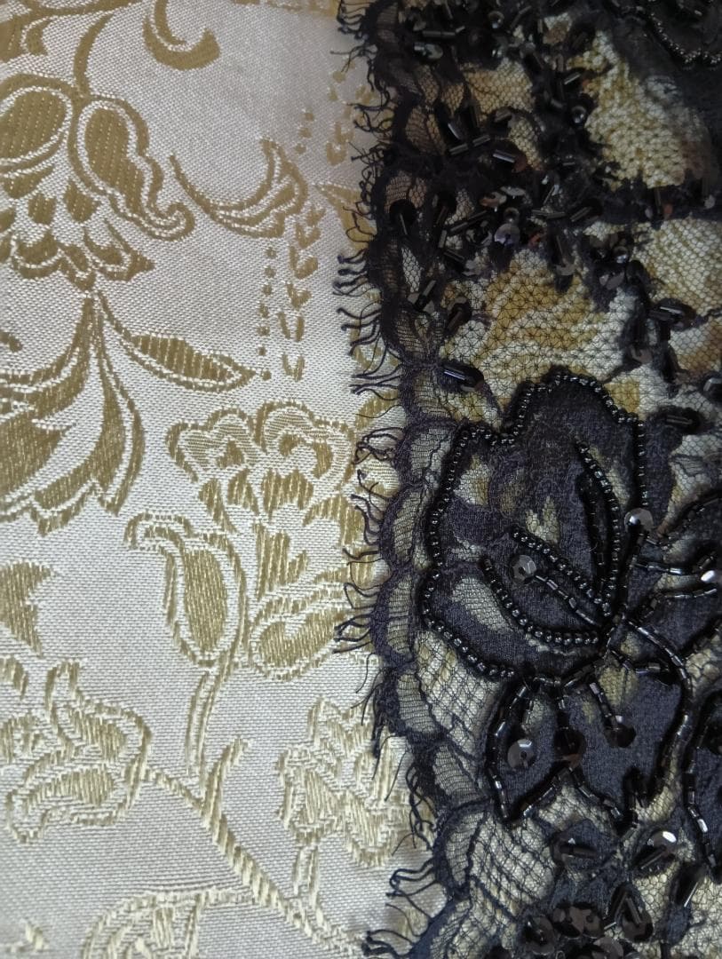 CHRISCELINクリスセリーン　スパンコール＆ビーズトップス＆ロングスカート