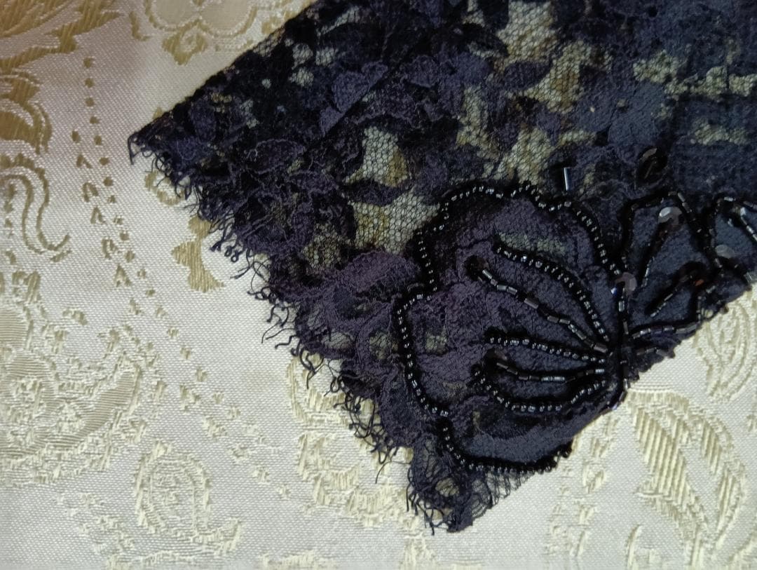 CHRISCELINクリスセリーン　スパンコール＆ビーズトップス＆ロングスカート