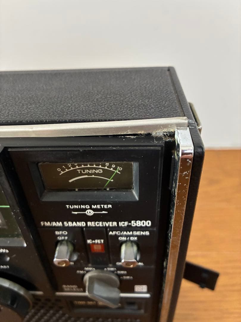 SONYスカイセンサーICF-5800 専用ACアダプター付き