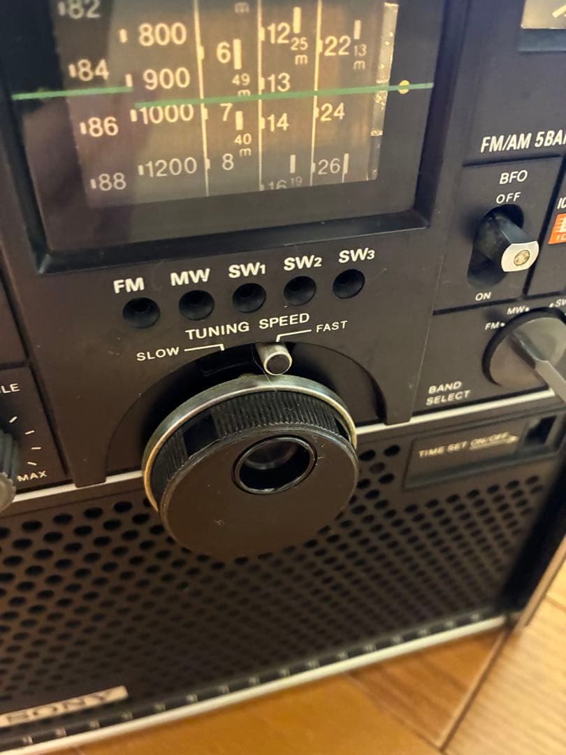 SONYスカイセンサーICF-5800 専用ACアダプター付き