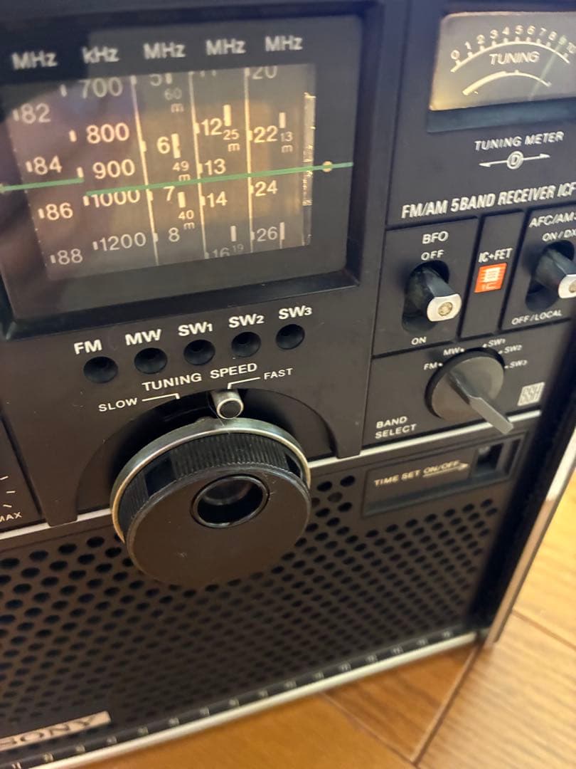 SONYスカイセンサーICF-5800 専用ACアダプター付き